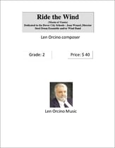 Ride The Wind Concert Band sheet music cover